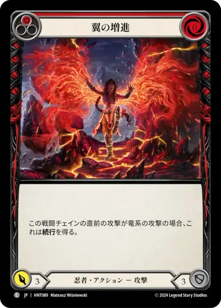 翼の増進