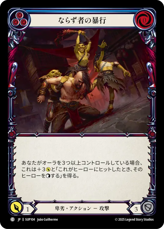 ならず者の暴行