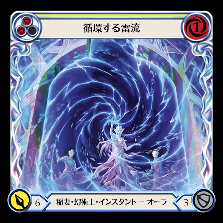 循環する雷流