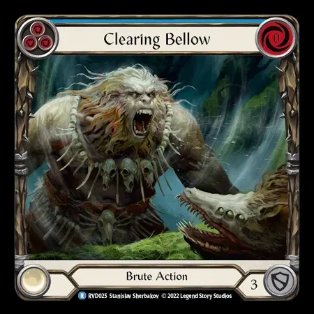 Clearing Bellow